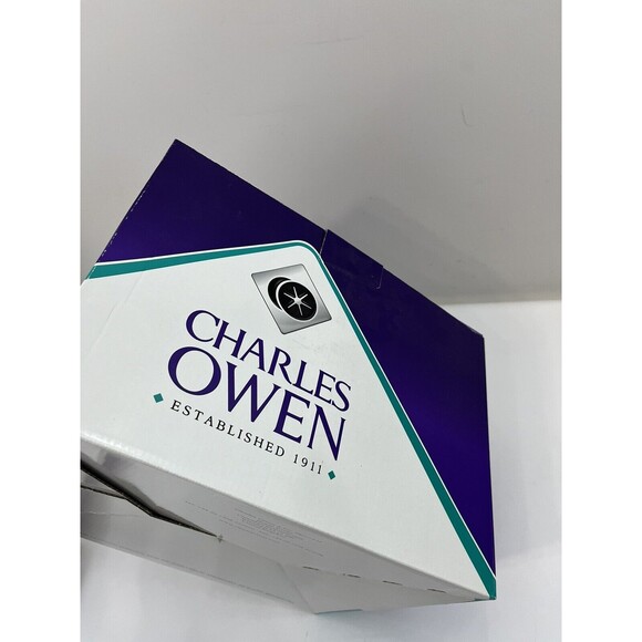 Charles Owen V8 Riding Helmet - 7 3/8- BLACK & SILVER - Brand NEW in Box - Picture 5 of 12